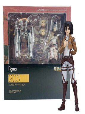 Attack on Titan Mikasa Ackerman Shingeki no Kyojin #203 Figure w/ Accessory Toy